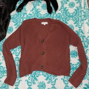Pink Rose sweater/cardigan